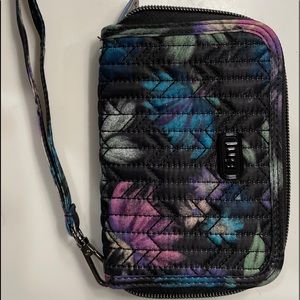 Lug Rodeo Wallet in Bloom Black NWOT